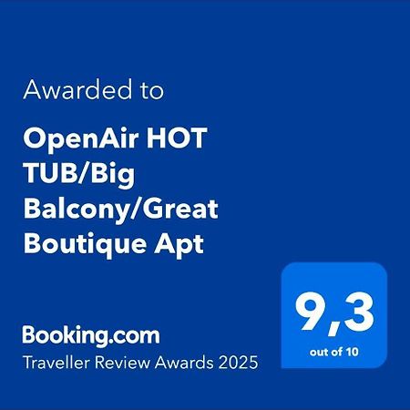 אתונה Openair Hot Tub/Big Balcony/Great Boutique Apt מראה חיצוני תמונה