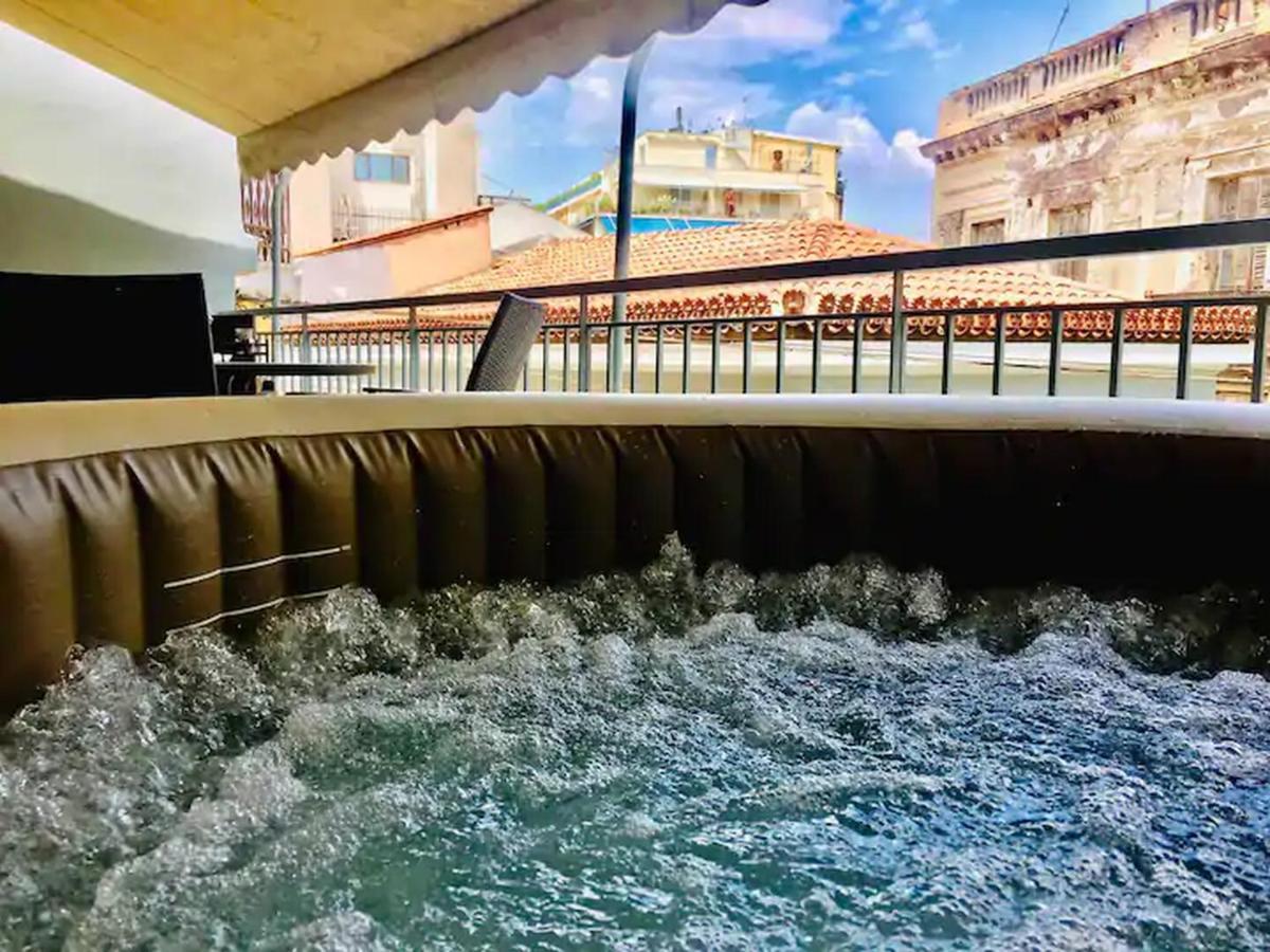 אתונה Openair Hot Tub/Big Balcony/Great Boutique Apt מראה חיצוני תמונה